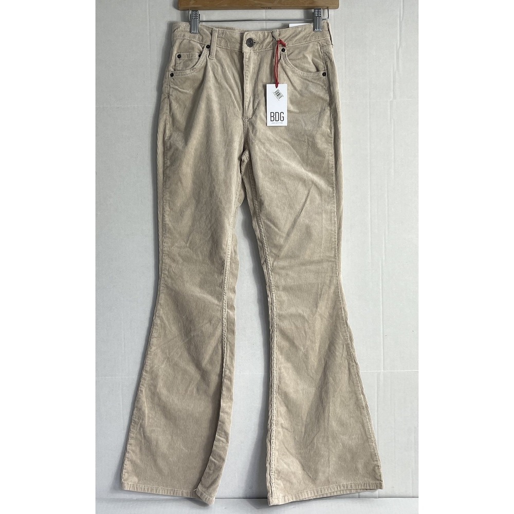 Urban Outfitters BDG Cream Corduroy‎ Flare Jeans 26x32